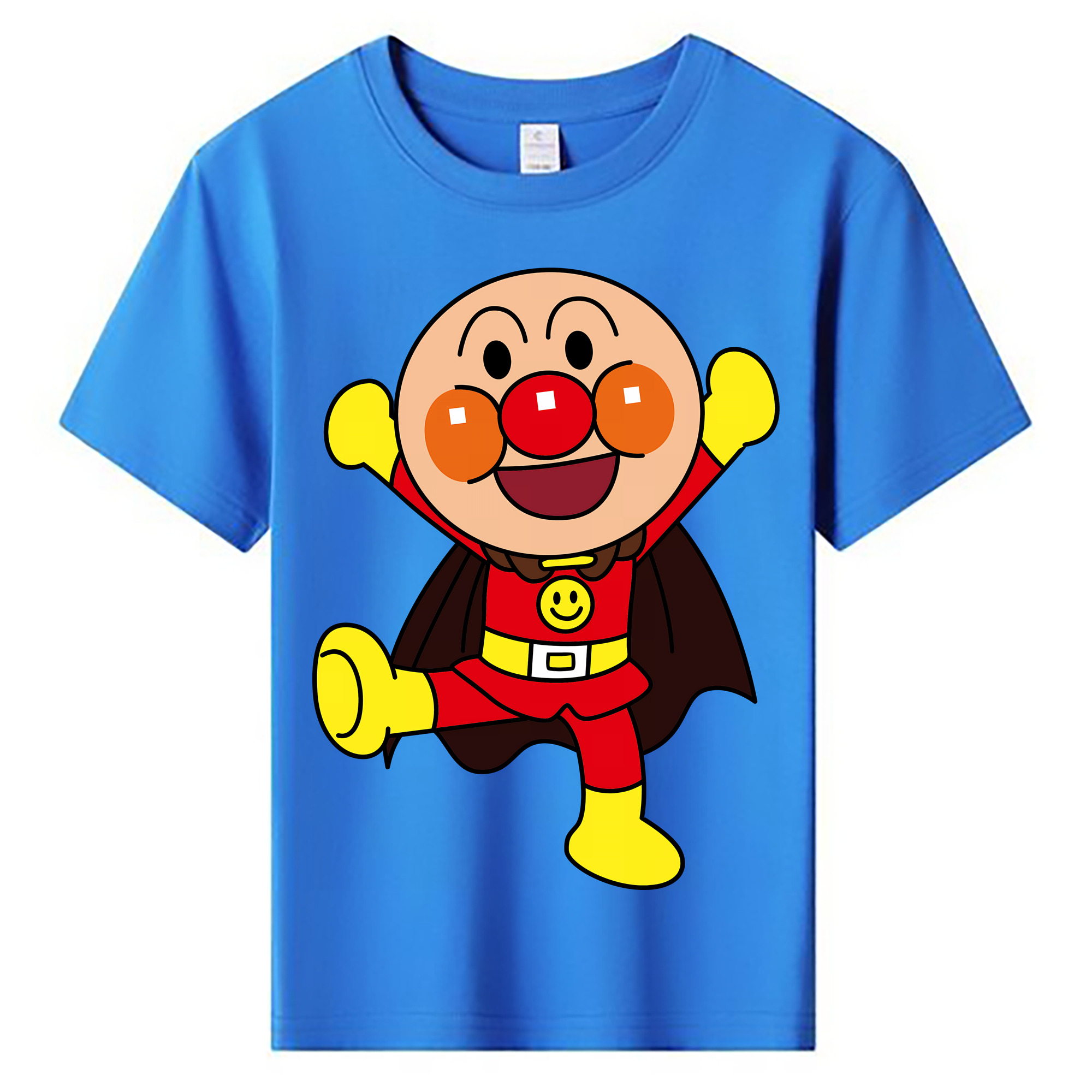 （画像用） アンパンマン Anpanman 綿100％キッズTシャツ（フロントプリント）